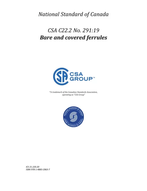 CSA C22.2 NO. 291:19 pdf