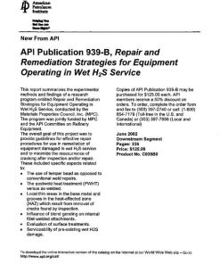 API TR 939-B pdf