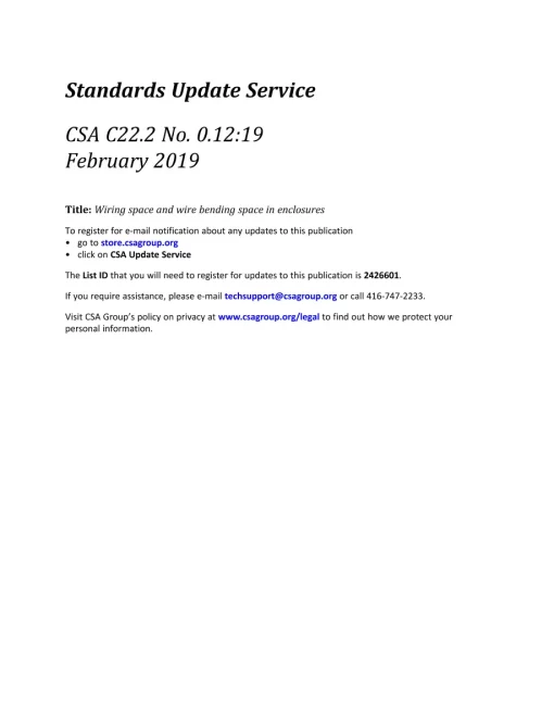 CSA C22.2 No. 0.12:19 (R2024) pdf