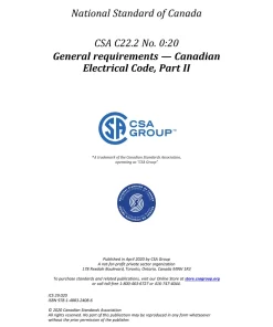 CSA C22.2 NO. 0:20 pdf