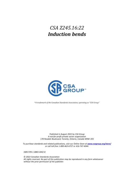 CSA Z245.16:22 pdf