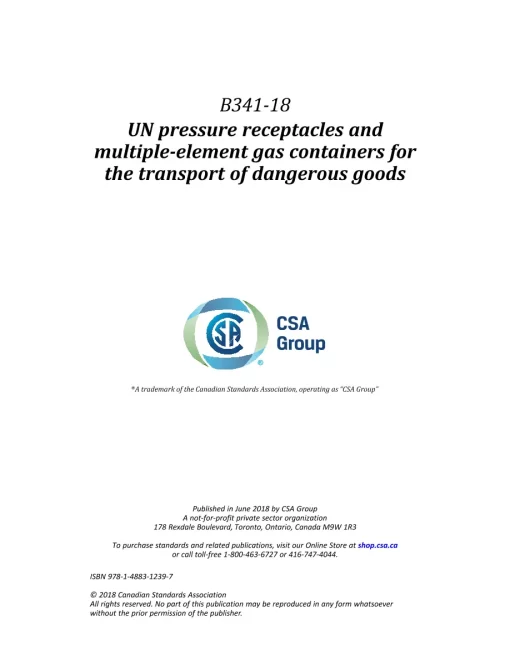 CSA B341-18 (R2023) pdf