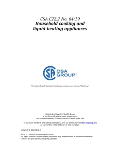 CSA C22.2 NO. 64:19 pdf