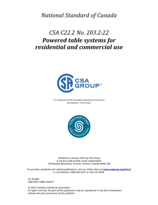 CSA C22.2 NO. 203.2:22 pdf