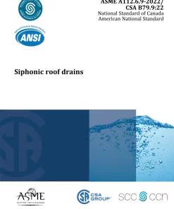 CSA B79.9:22/ASME A112.6.9-2022 pdf