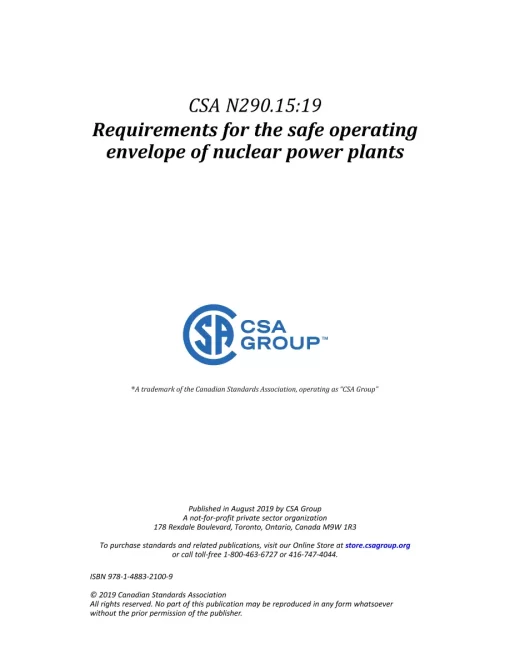 CSA N290.15:19 pdf