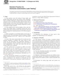 ASTM E1066/E1066M-19(2024) pdf