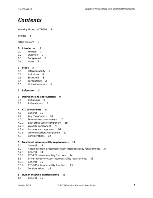 CSA TS-604:23 pdf