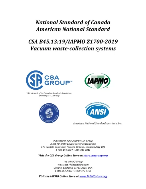 CSA B45.13:19/IAPMO Z1700-2019 pdf