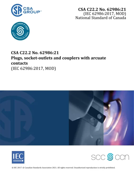 CSA C22.2 NO. 62986:21 pdf