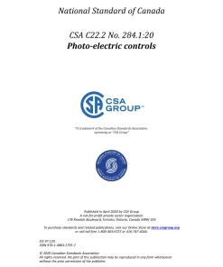 CSA C22.2 NO. 284.1:20 pdf