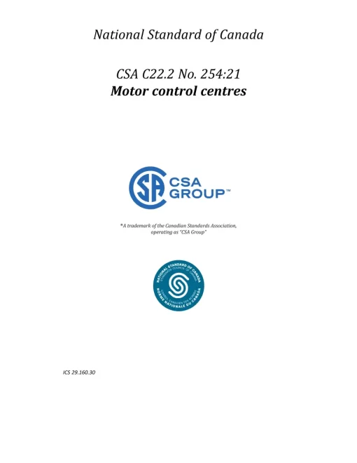 CSA C22.2 NO. 254:21 pdf