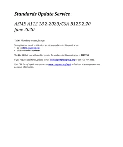 CSA B125.2:20/ASME A112.18.2-2020 pdf