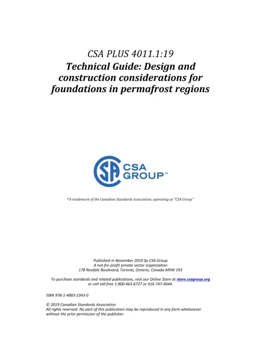 CSA PLUS 4011.1:19 pdf