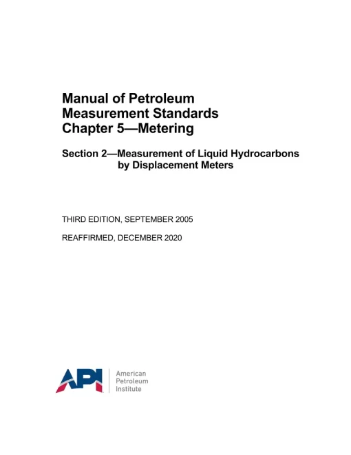 API MPMS Chapter 5.2 (R2020) pdf