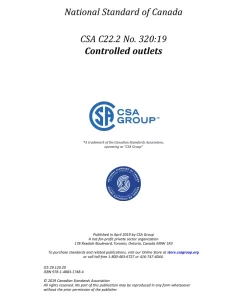 CSA C22.2 NO. 320:19 (R2024) pdf