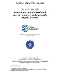 CSA C22.3 NO. 9:20 pdf