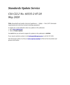 CSA C22.2 NO. 60335-2-87:20 pdf