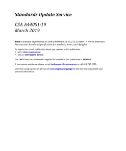 CSA A440S1-19 (R2022) pdf