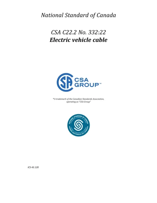 CSA C22.2 NO. 332:22 pdf