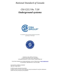 CSA C22.3 NO. 7:20 pdf