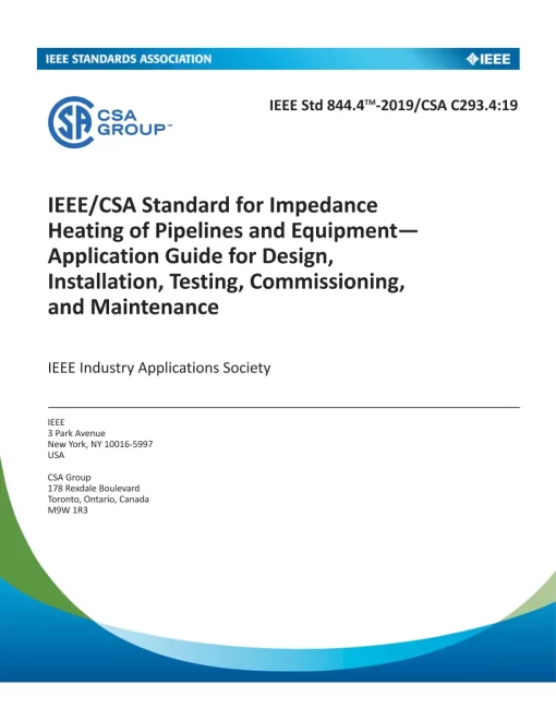 CSA C293.4:19/IEEE 844.4-2019 (R2024) pdf