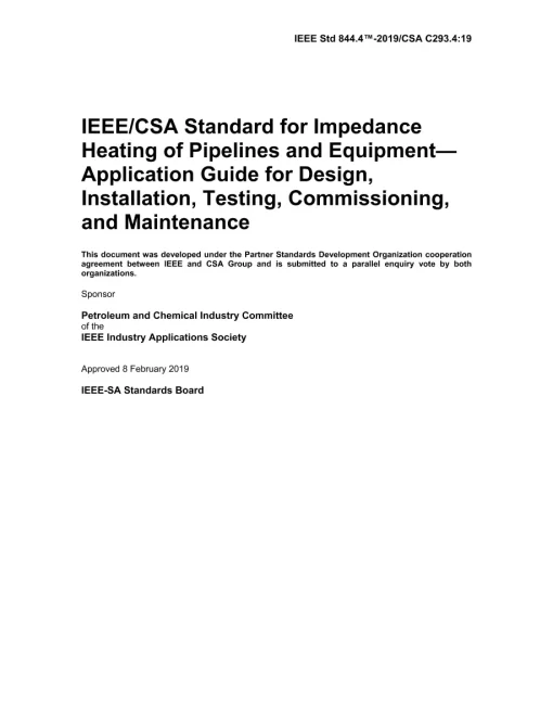 CSA C293.4:19/IEEE 844.4-2019 (R2024) pdf