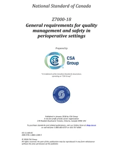 CSA Z7000-18 (R2023) pdf