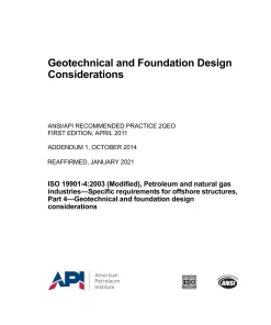 API RP 2GEO (R2021) pdf