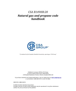 CSA B149HB:20 pdf