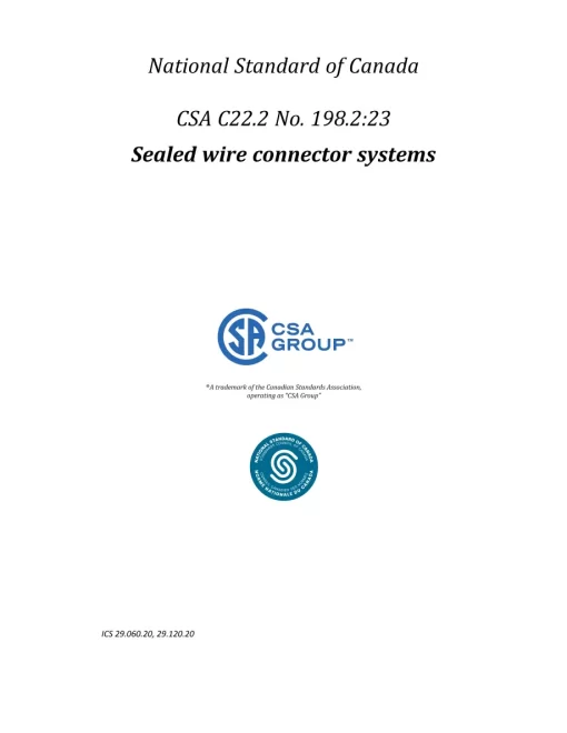 CSA C22.2 NO. 198.2:23 pdf