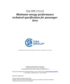 CSA SPE-115:21 pdf