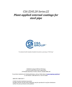 CSA Z245.20 Series:22 pdf