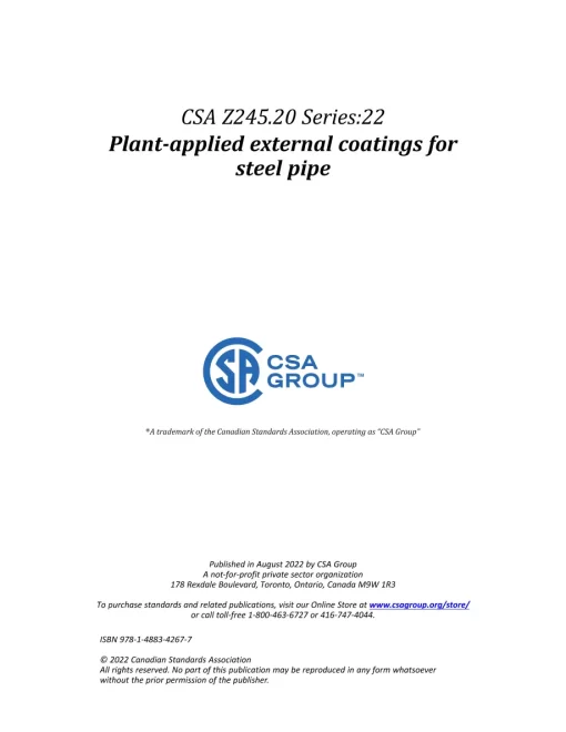 CSA Z245.20 Series:22 pdf