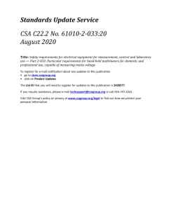 CSA C22.2 NO. 61010-2-033:20 pdf