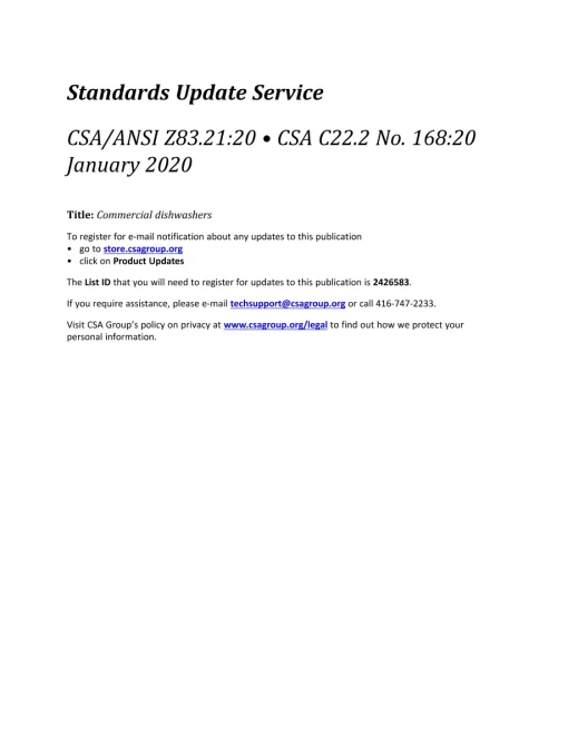 CSA C22.2 NO. 168:20/ANSI Z83.21:20 pdf