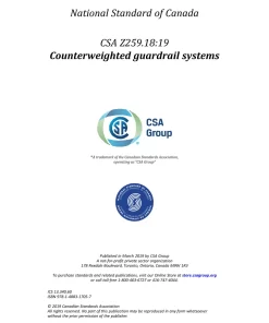 CSA Z259.18:19 (R2023) pdf