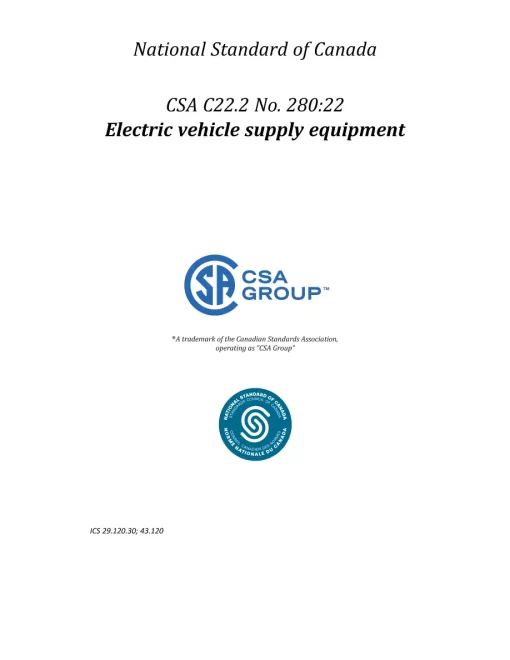 CSA C22.2 No. 280:22 pdf