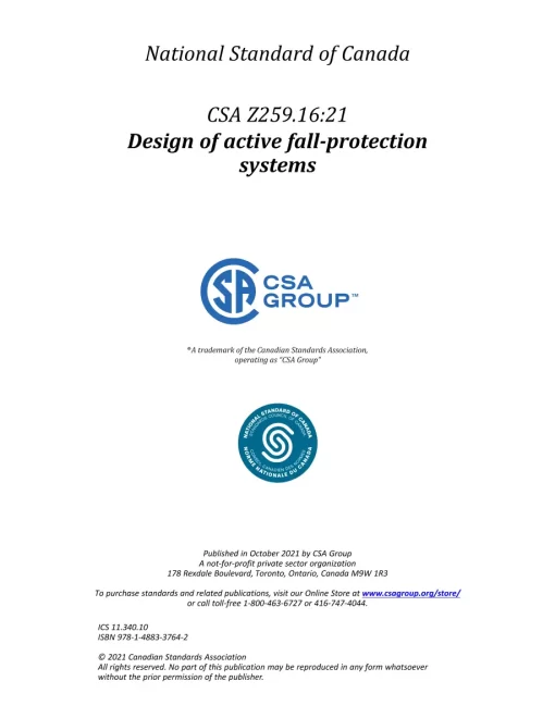 CSA Z259.16:21 pdf