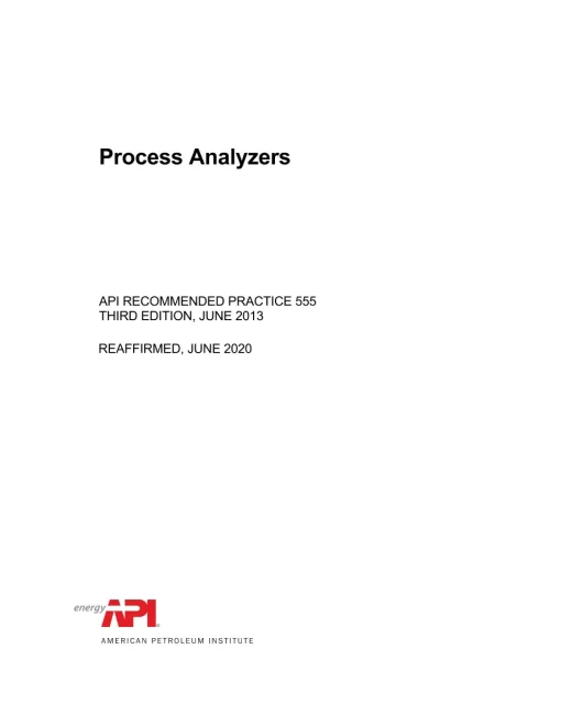 API RP 555 (R2020) pdf