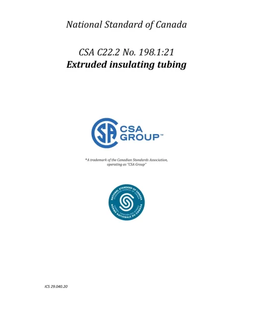 CSA C22.2 NO. 198.1:21 pdf