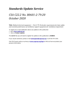 CSA C22.2 No. 80601-2-79:20 pdf