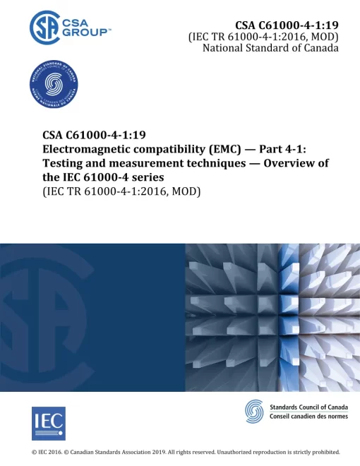 CSA C61000-4-1:19 pdf