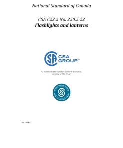 CSA C22.2 NO. 250.5:22 pdf