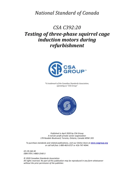 CSA C392:20 pdf