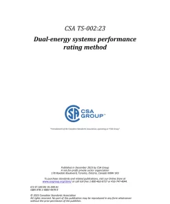 CSA TS-002:23 pdf