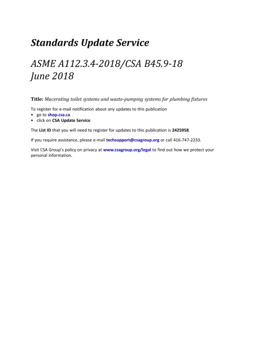 CSA B45.9-18/ASME A112.3.4-2018 (R2022) pdf