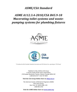 CSA B45.9-18/ASME A112.3.4-2018 (R2022) pdf