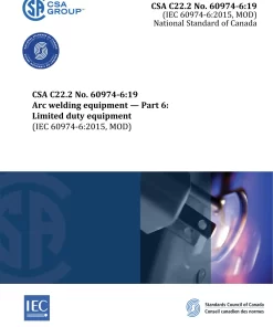 CSA C22.2 NO. 60974-6:19 pdf