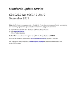 CSA C22.2 NO. 80601-2-30:19 pdf